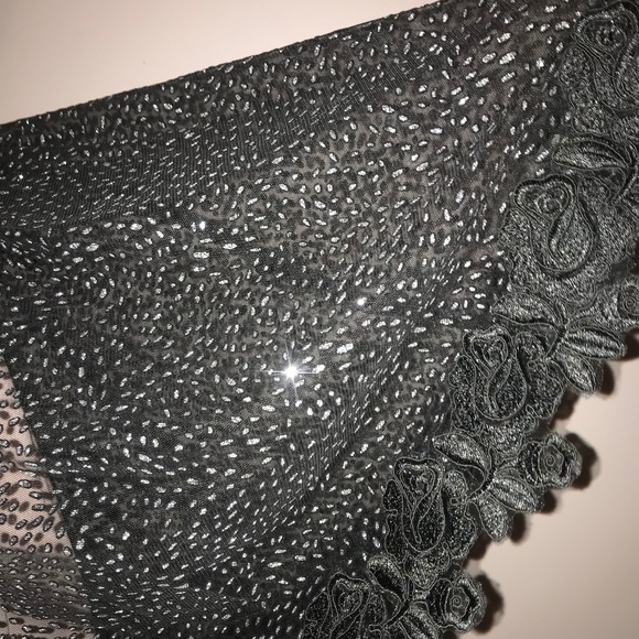 SOLD-Prom or Formal Strapless Black lace Dress Jr Sz 9 - Picture 5 of 8